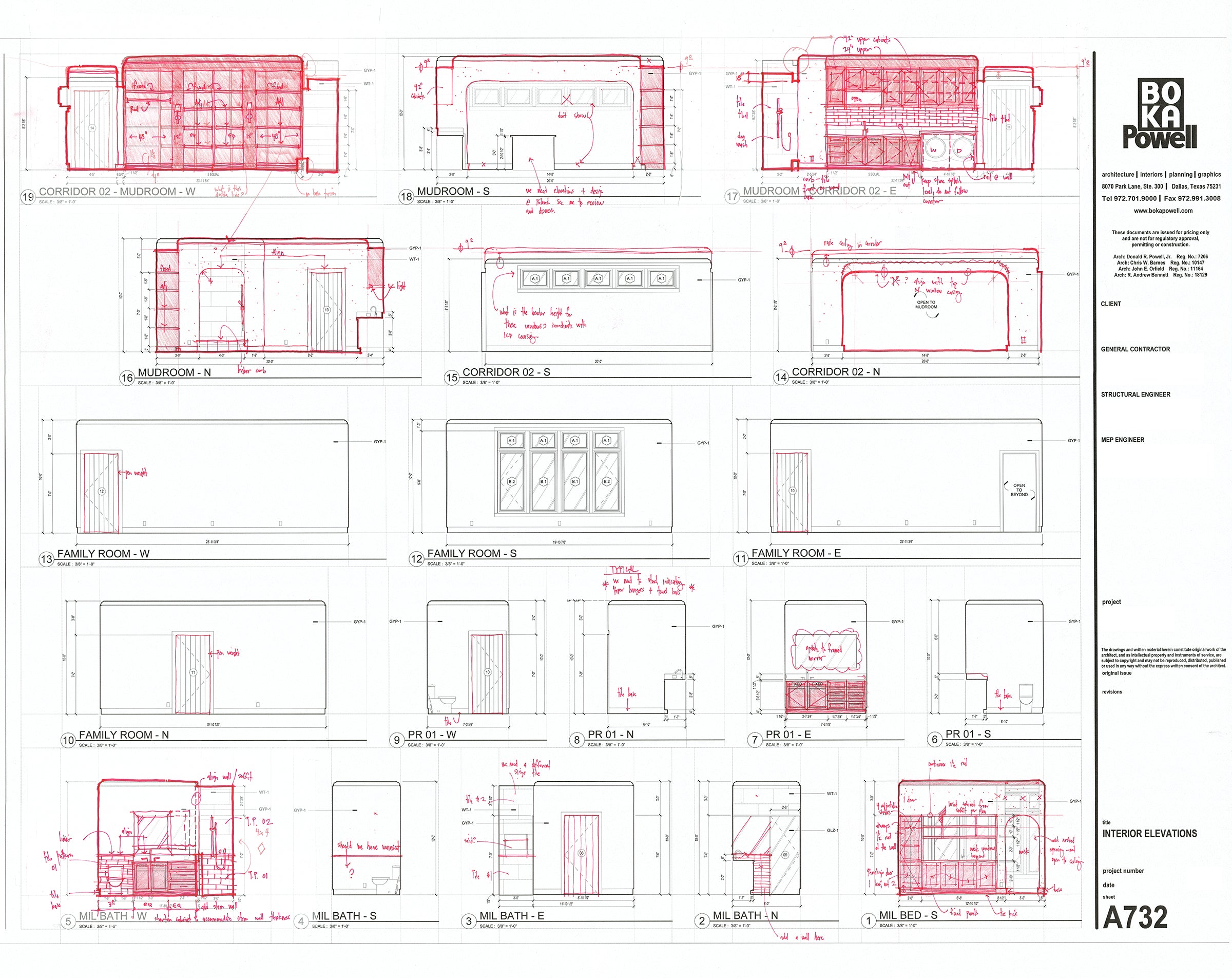 Review & Correction of Existing Plans